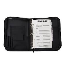 Dive Flag 3 Ring Log Book Binder