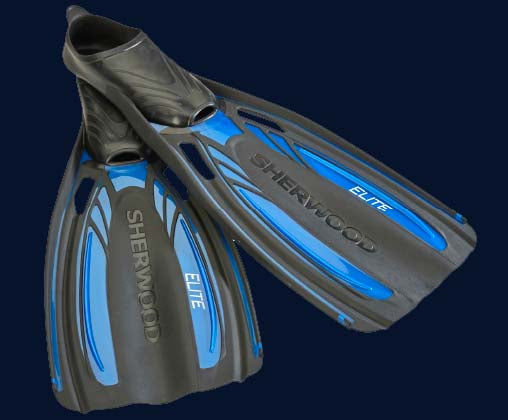 Sherwood Elite Full Foot Scuba Dive/Snorkel Fin